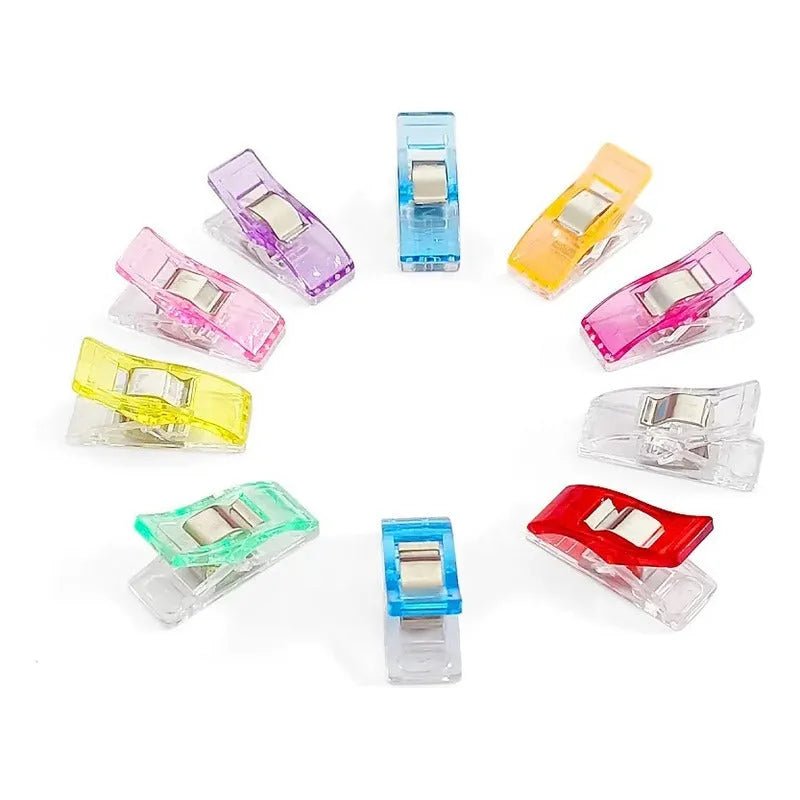 Set 100 Pinzas De Tela Costura Patronaje Patchwork + Caja - Baúl de Ayün