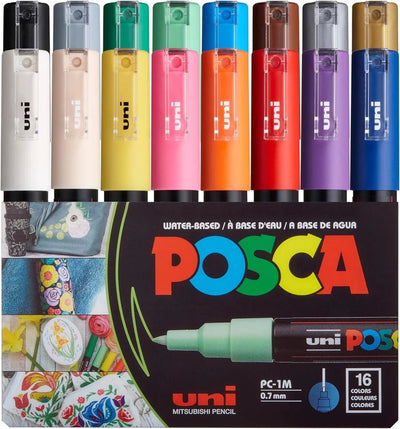 POSCA 1M extrafino – marcadores para detalles, dibujo y caligrafía
