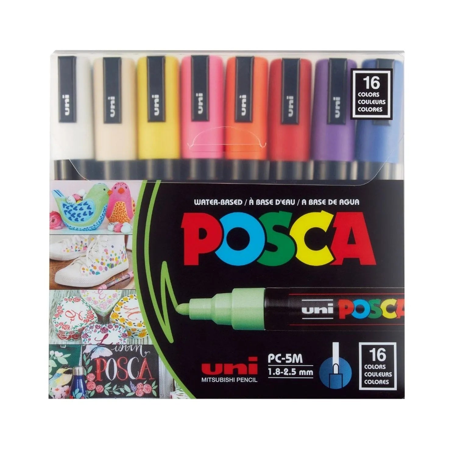 Set completo POSCA 5M – marcadores para arte y manualidades