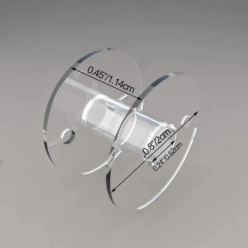 Set 25 Carretes O Bobinas Plástico Para Maquina De Coser + Caja - Baúl de Ayün