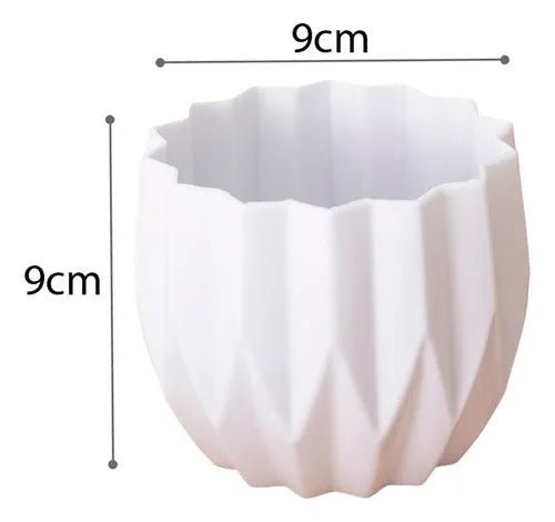 Set 3 Maceteros Decorativo De Plastico Estilo Moderno Cactus - Baúl de Ayün