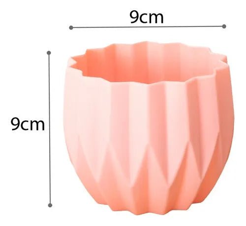 Set 3 Maceteros Decorativo De Plastico Estilo Moderno Cactus - Baúl de Ayün