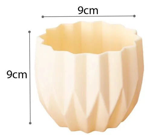 Set 3 Maceteros Decorativo De Plastico Estilo Moderno Cactus - Baúl de Ayün