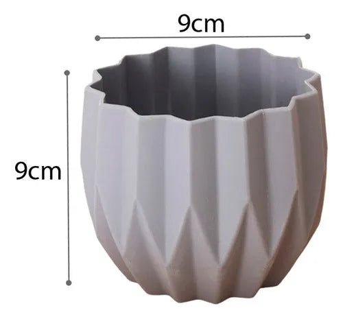 Set 3 Maceteros Decorativo De Plastico Estilo Moderno Cactus - Baúl de Ayün