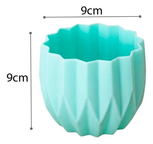 Set 3 Maceteros Decorativo De Plastico Estilo Moderno Cactus - Baúl de Ayün