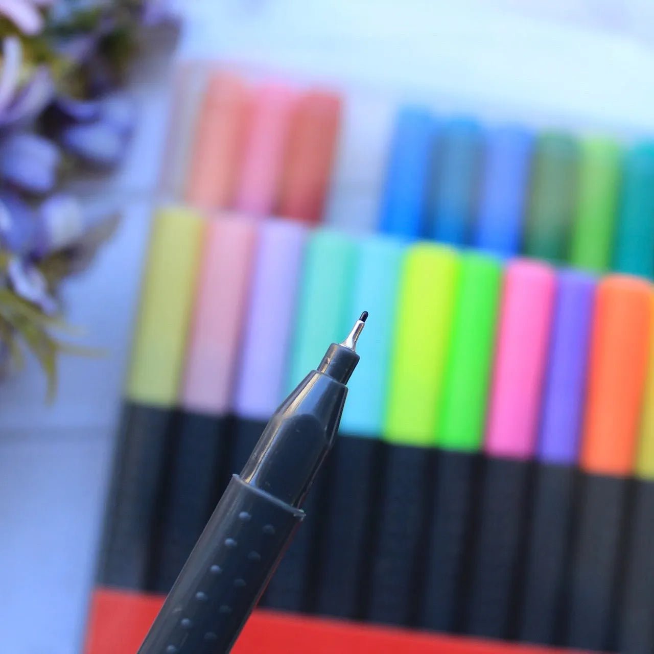 set faber castell grip finepen 30 unidades punta 0.4mm