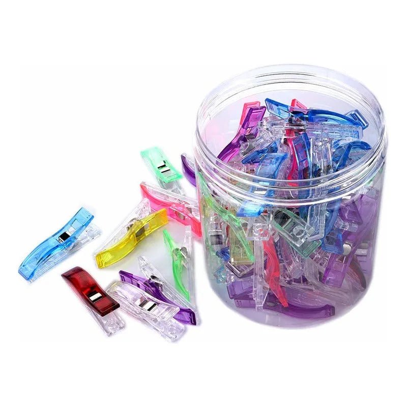 Set 50 Pinzas De Tela Costura Patronaje Patchwork + Caja - Baúl de Ayün