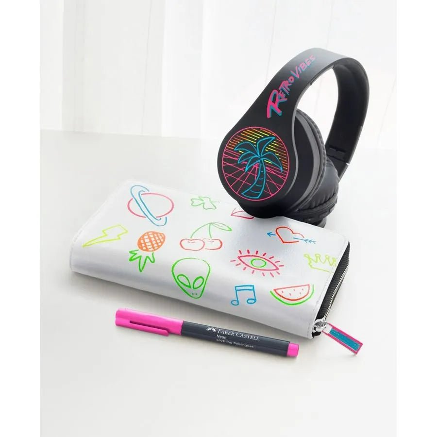 Set 6 marcadores NEON Faber Castell - Baúl de Ayün