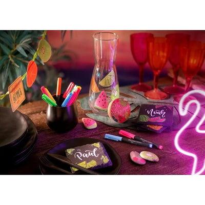 Set 6 marcadores NEON Faber Castell - Baúl de Ayün