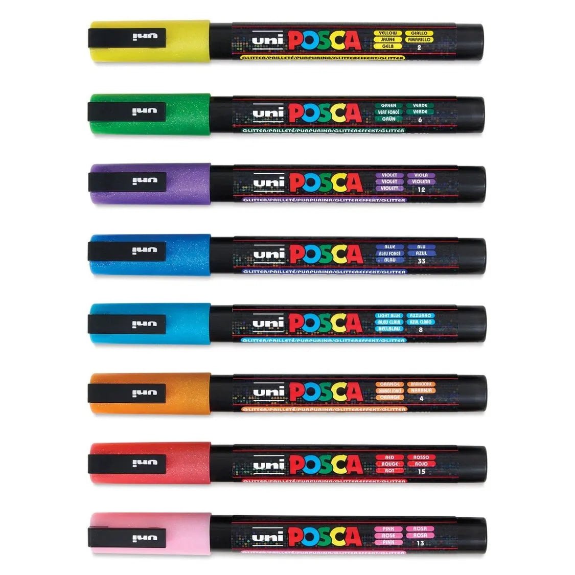 POSCA 3M glitter – marcadores con brillo para decoración