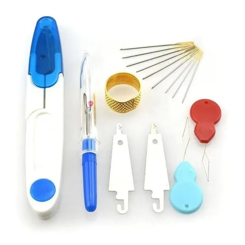 Set Bordado 50 Hilos, Telas, Agujas, Bastidores Y Mas - Baúl de Ayün