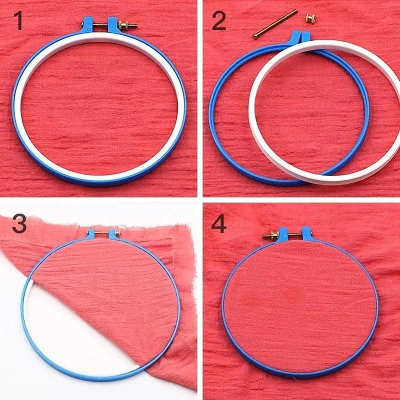 Set Bordado 50 Hilos, Telas, Agujas, Bastidores Y Mas - Baúl de Ayün