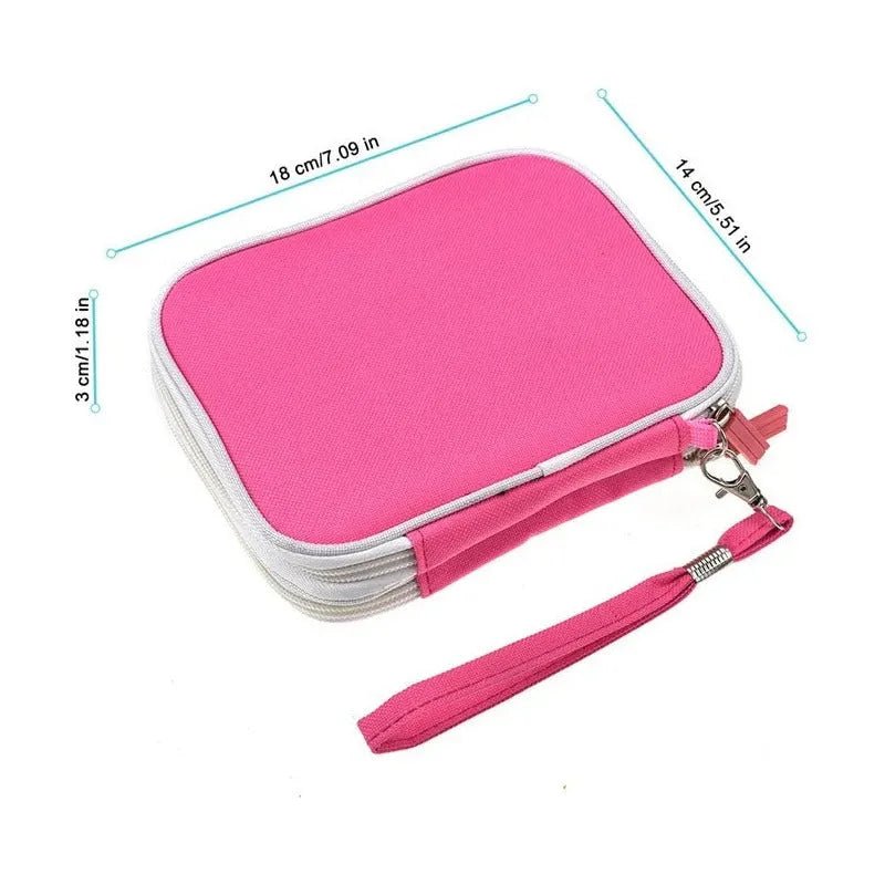 Set Completo De Crochet Con Estuche Fucsia - Baúl de Ayün