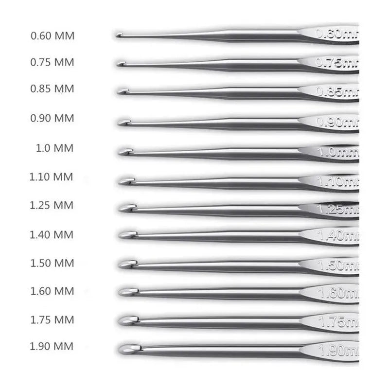 Set Completo Para Tejer Palillos Crochet Y Accesorios 70 Pcs - Baúl de Ayün