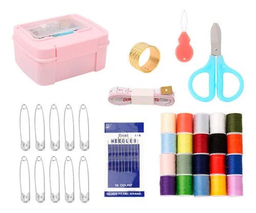 Set Costurero Hilos, Agujas Y Más En Linda Cajita Regalo - Baúl de Ayün