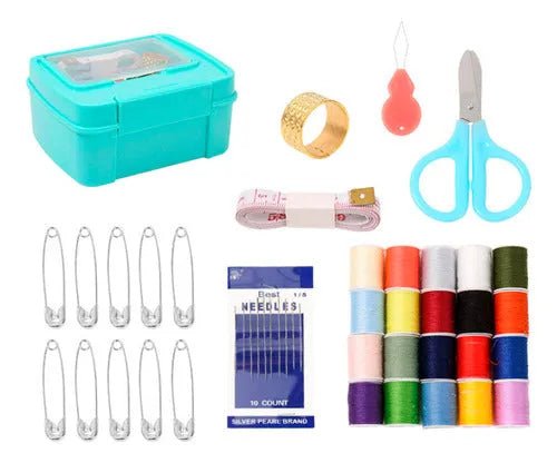 Set Costurero Hilos, Agujas Y Más En Linda Cajita Regalo - Baúl de Ayün