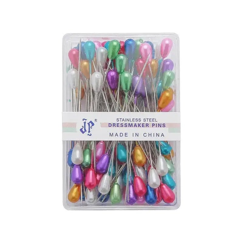 Set De 100 Alfileres Para Costura Con Cabeza Grande - Baúl de Ayün