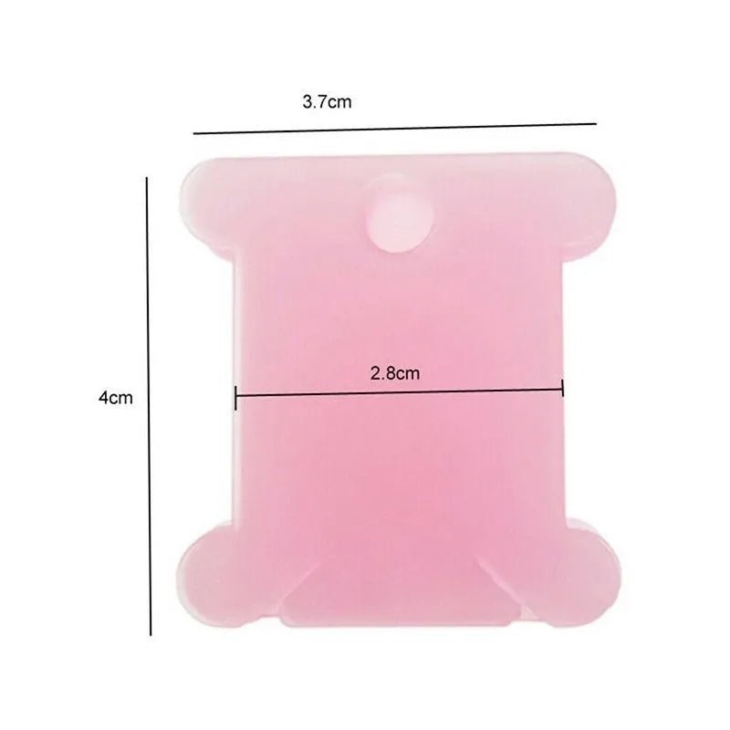 Set de 100 Bobinas De Plástico para hilo de bordar - Baúl de Ayün