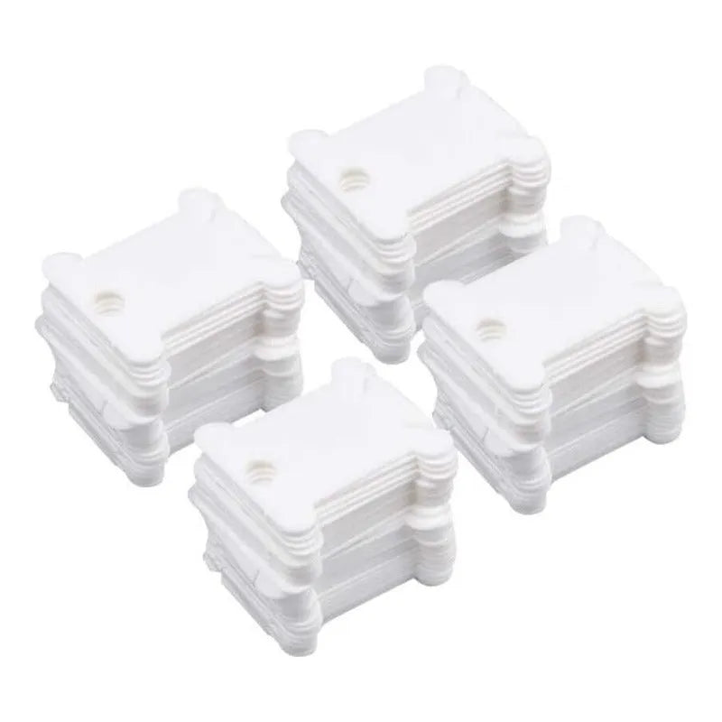 Set de 100 Bobinas De Plástico para hilo de bordar - Baúl de Ayün
