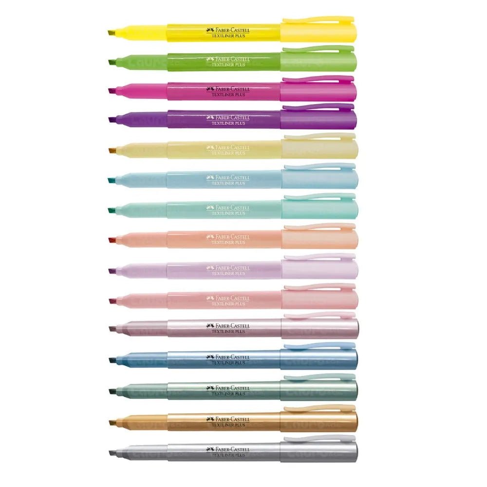 Set de 15 Destacadores Textliner Plus Especiales Faber - Castell - Baúl de Ayün