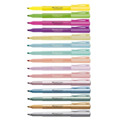 Set de 15 Destacadores Textliner Plus Especiales Faber - Castell - Baúl de Ayün