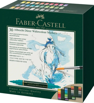 Set de 30 Marcadores Acuarelables Albrecht Durer Faber - Castell - Baúl de Ayün