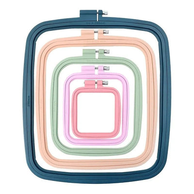 Set De 5 Bastidores Cuadrados Para Bordado - Baúl de Ayün