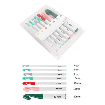 Set de crochet XL – ganchillos jumbo para tejido grueso