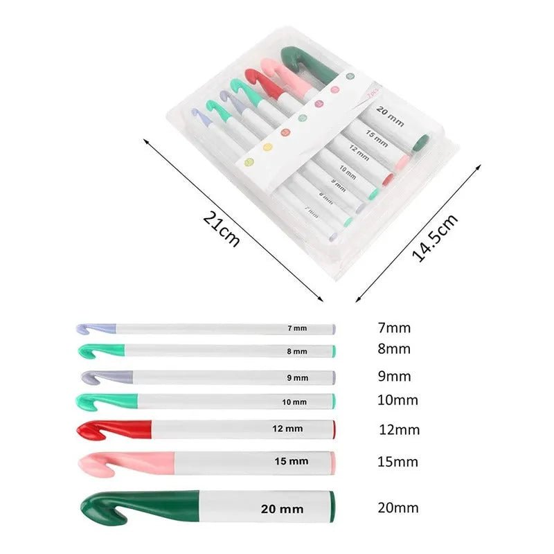 Ganchillos gruesos livianos – ideales para alfombras y mantas