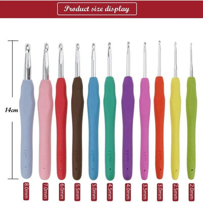 Set De Crochet Y Accesorios - Incluye Lindo Estuche - Baúl de Ayün