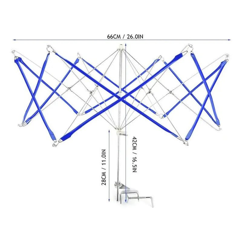 Set De Madejero + Ovilladora De Lana Hilos Hasta 100gr - Baúl de Ayün
