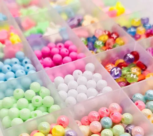 Set De Mostacillas Grandes Y Accesorios Para Pulseras Collar - Baúl de Ayün