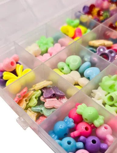 Set De Mostacillas Grandes Y Accesorios Para Pulseras Collar - Baúl de Ayün