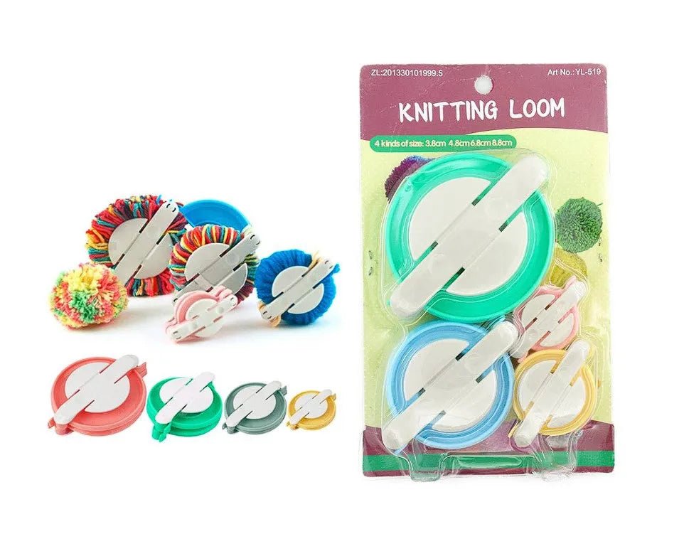 Set De Pomponeras De 4 Tamaños - Baúl de Ayün