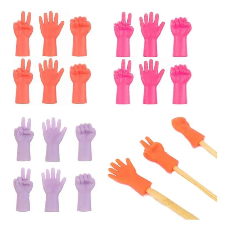 Set De Protectores Para Puntas De Palillos 9 Unidades - Baúl de Ayün