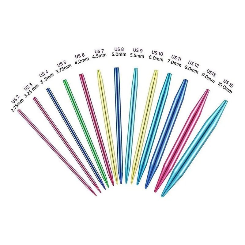 Set Estuche Palillos Circulares Intercambiables Y Accesorios - Baúl de Ayün