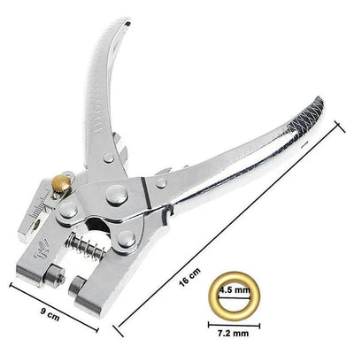 Set Ojetilladora Perforadora Para Ojetillos + 400 Ojetillos - Baúl de Ayün