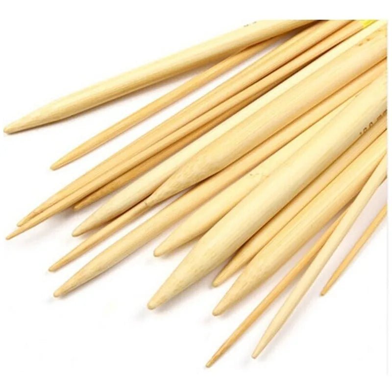 Set Palillos Circulares Bambu 36 Pares 40 Y 80cm Largo Total - Baúl de Ayün