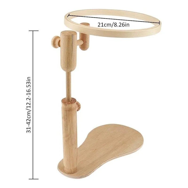 Soporte De Madera Para Bastidores De Bordado - Baúl de Ayün