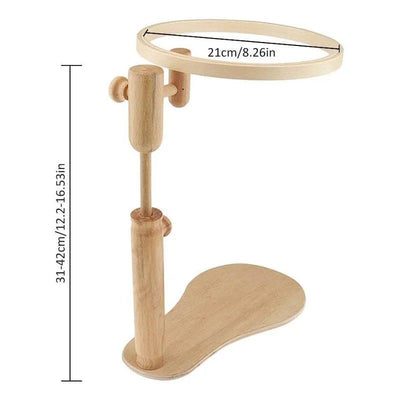 Soporte De Madera Para Bastidores De Bordado - Baúl de Ayün