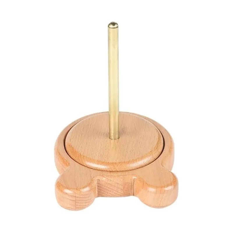 Soporte De Madera Porta Ovillos De Lana Hilos Etc - Baúl de Ayün