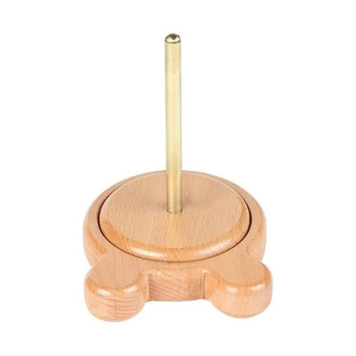 Soporte De Madera Porta Ovillos De Lana Hilos Etc - Baúl de Ayün