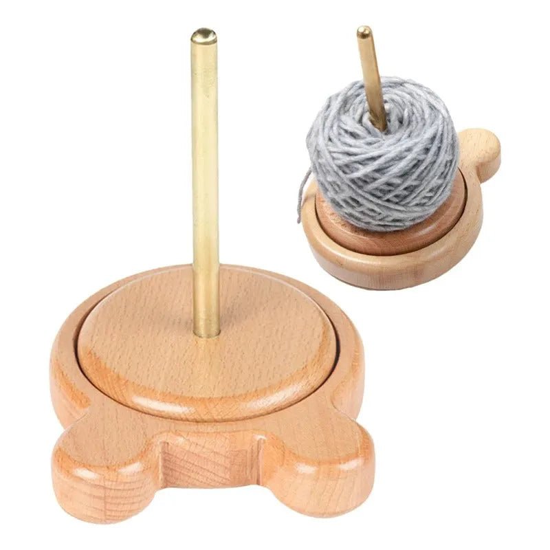 Soporte De Madera Porta Ovillos De Lana Hilos Etc - Baúl de Ayün