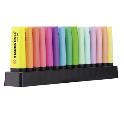 Stabilo Boss Set 15 Destacadores Neon Pastel - Baúl de Ayün