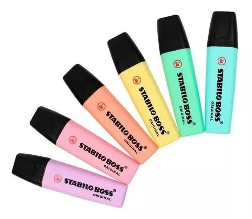 Stabilo Boss Set 6 Destacadores Pasteles - Baúl de Ayün
