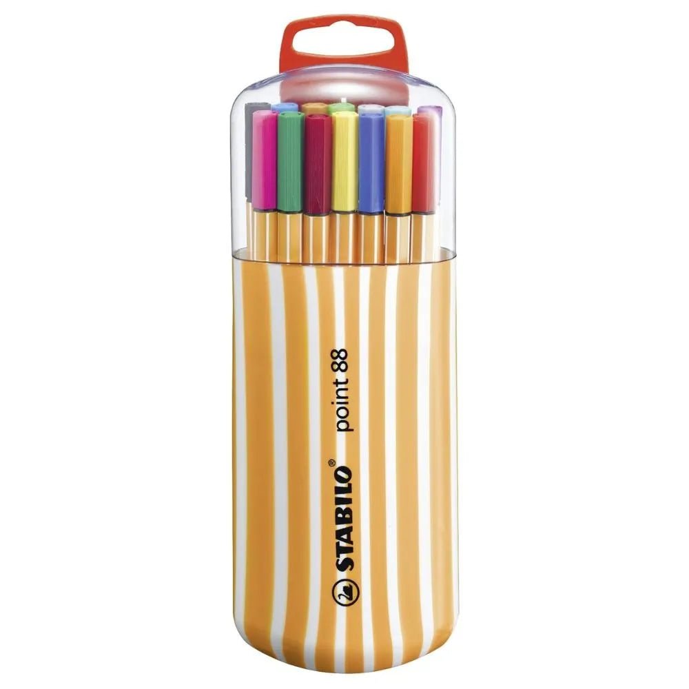 Stabilo - Set 20 Tiralíneas Point 88 con Estuche rígido