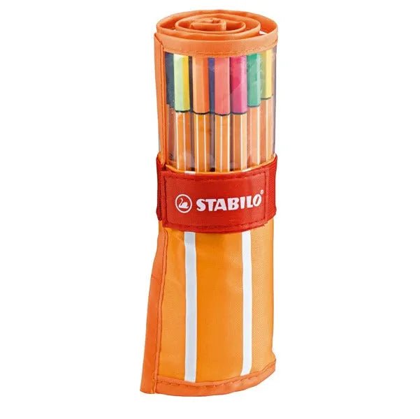 Stabilo Set 30 Tiralíneas Point 88 + Estuche roller - Baúl de Ayün