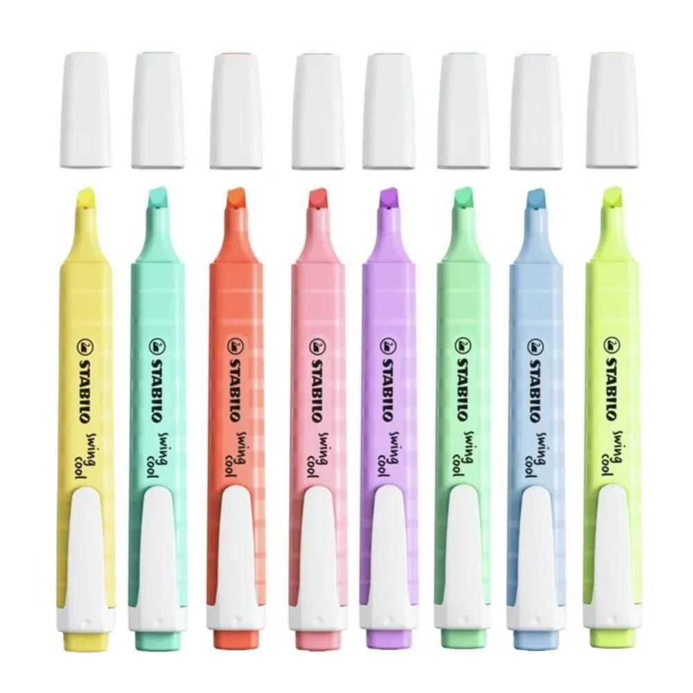 Stabilo - Set 8 Destacadores Swing Cool Pastel - Baúl de Ayün