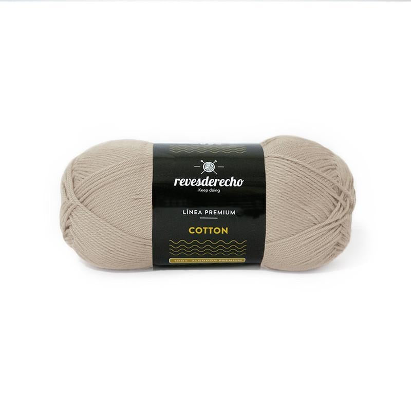 Ovillo Lana Cotton 100% Algodón Premium Revesderecho
