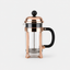 Cafetera Prensa Francesa De Vidrio Rose Gold 350ml